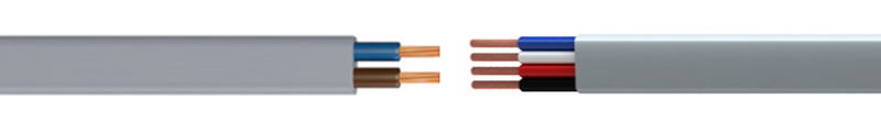 300/500V PVC INSULATED
 MULTI CORE FLAT CABLES