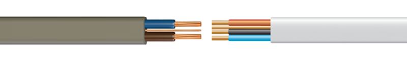 300/500V PVC INSULATED MULTI-CORE
 FLAT TWIN & EARTH CABLES