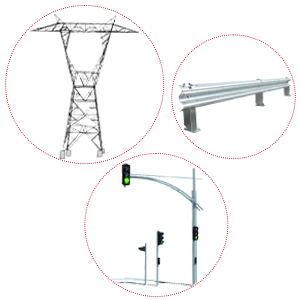 LIGHTING POLES, ENERGY TRANSMISSION TOWERS & OTHER STEEL STRUCTUR