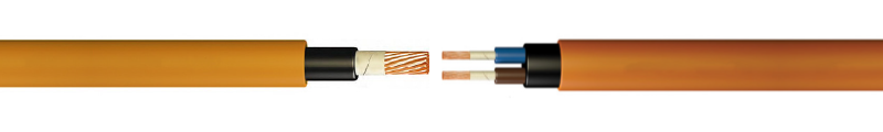 MICAGLASS TAPE+ XLPE INSULATED, 0,6/1kV
 FIRE RESISTANT FE/180 POWER CABLES