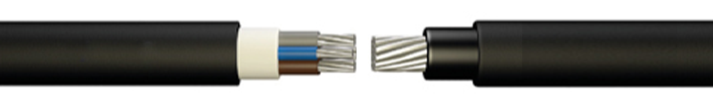 PVC INSULATED, PVC SHEATHED
 0,6/1kV ALUMINIUM POWER CABLES