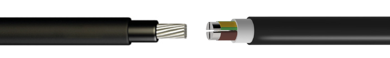 XLPE INSULATED, PVC SHEATHED
 0,6/1kV ALUMINIUM POWER CABLES