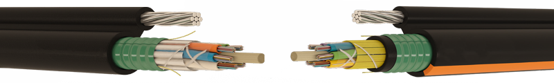 MULTI LOOSE TUBE, CORRUGATED STEEL TAPE NON-METALLIC ARMOUR AERIAL FIBER OPTIC CABLE