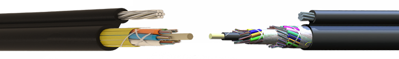 MULTI LOOSE TUBE, NON-METALLIC ARMOUR AERIAL FIBER OPTIC CABLE