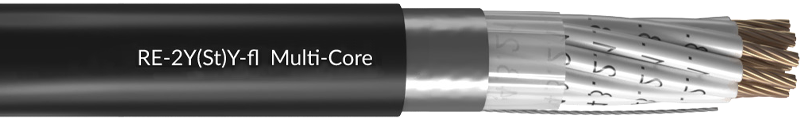 

PE INSULATED, PVC SHEATHED
 OVERALL SCREENED, MULTI CORE
 INSTRUMENTATION CABLE