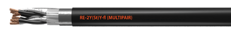 

PE INSULATED, PVC SHEATHED
 OVERALL SCREENED, MULTI PAIR
 INSTRUMENTATION CABLE