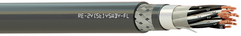 
PE INSULATED, PVC SHEATHED
 OVERALL SCREENED, WIRE BRAID ARMOURED
 MULTI PAIR INSTRUMENTATION CABLE