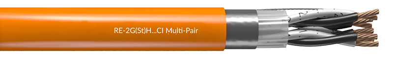 

SILICONE INSULATED, LSZH SHEATHED
 OVERALL SCREENED, MULTI PAIR
 INSTRUMENTATION CABLE