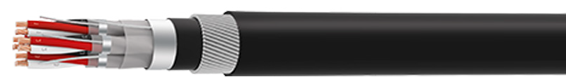 

XLPE INSULATED, PVC SHEATHED
 INDIVIDUAL and OVERALL SCREENED STEEL WIRE ARMOURED TIMF INSTRUMENTATION CABLE
