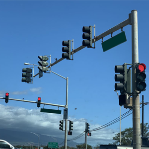 TRAFFIC LIGHT & SIGN POLES
