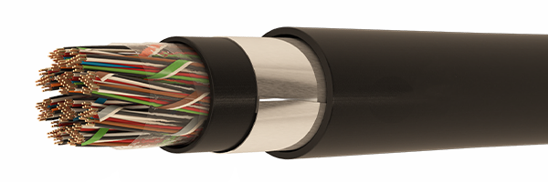 
PE INSULATED, LSZH SHEATHED
 OVERALL SCREENED, STEEL WIRE ARMOURED
 MULTI CORE INSTRUMENTATION CABLE